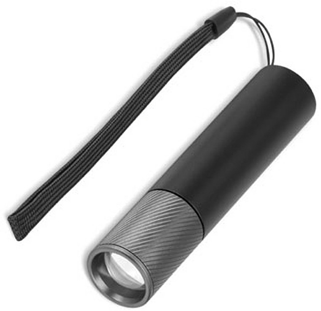USB 충전식 LED 미니후레쉬 랜턴, 1개