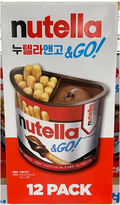 코스트코 누텔라앤고, 624g, 1개