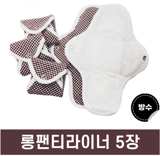 단오 날개형 방수 롱 팬티라이너, 소형, 5개입, 1개