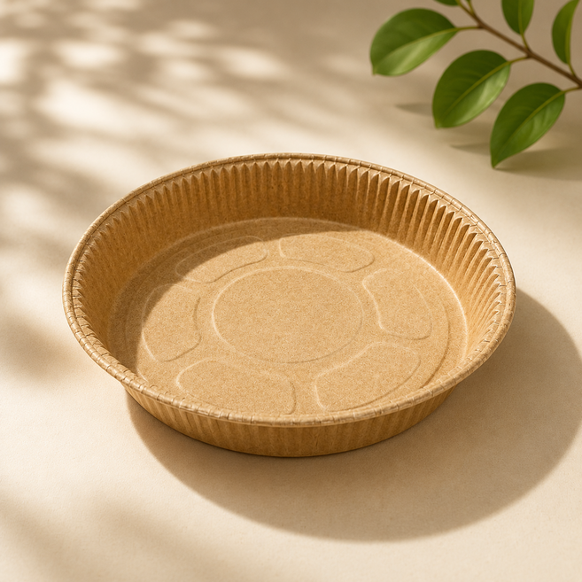 크라프트 오븐 베이킹 몰드 트레이 1묶음 / 10개입, 5개, 160x30mm (원형 - 대)
