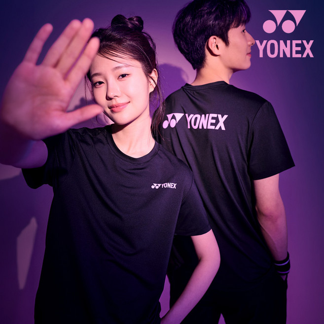 요넥스 티셔츠 262TR001U 2026 벚꽃에디션 남녀공용 기획 단체복 배드민턴 상의 오남스포츠
