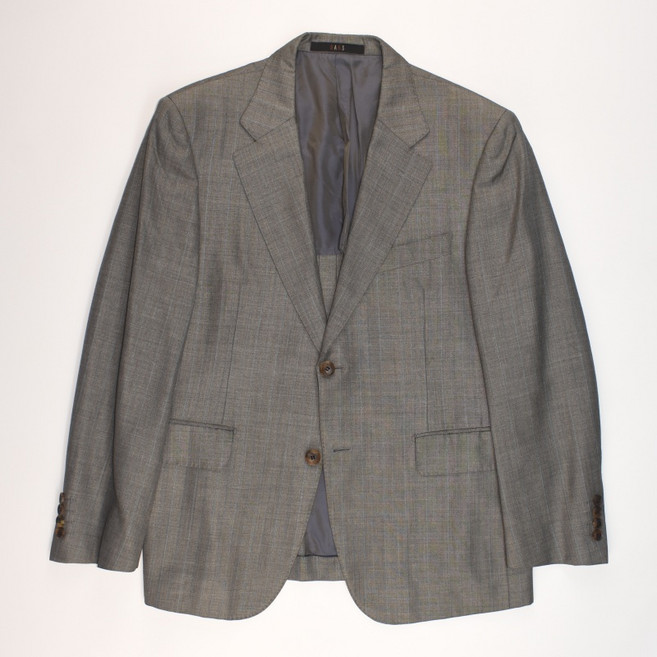 닥스 그레이 모 스트라이프 모직실크 정장세트 97 남성 MJK1371 자바구제창고