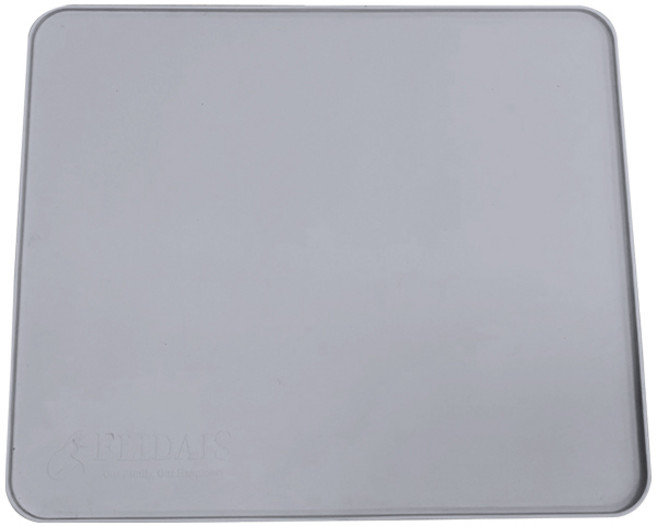 [플리다스] 착붙 실리콘 배변매트 논슬립 배변판 표준형, 그레이, 1개