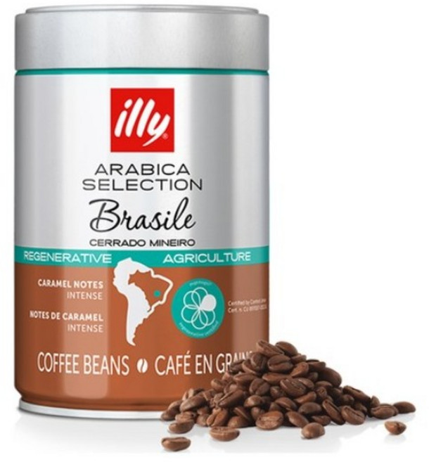 일리 아라비카셀렉션 브라질 세라도 원두, 홀빈(분쇄안함), 250g, 6개