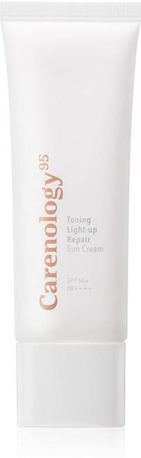[여름준비 세일] 케어놀로지 토닝 라이트업 리페어 선크림 SPF50+ PA++++ / 톤업크림, 45ml, 1개