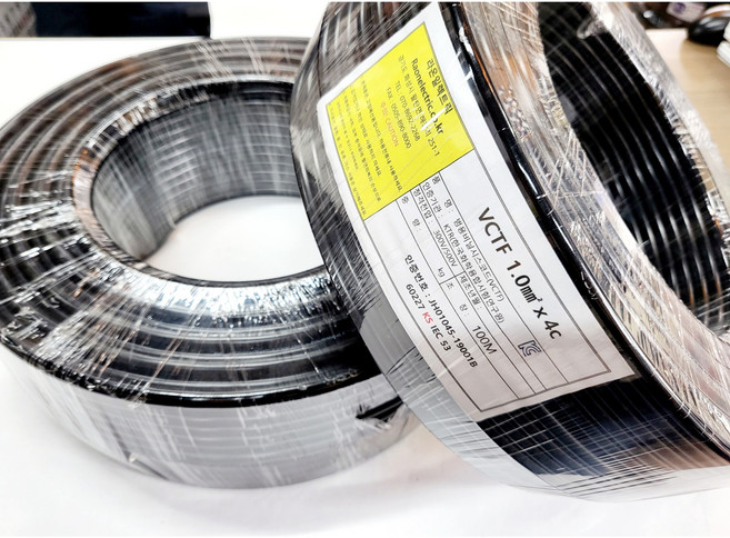 VCTF 국산 전선100M 1.0SQ 4C 전기줄 전기케이블, 1개