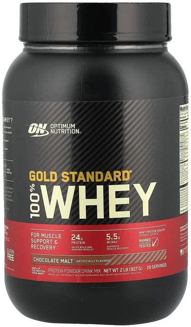 옵티멈뉴트리션 Gold Standard 100% 유청 초콜릿 몰트 907g, 1개 - 쿠팡