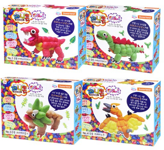 도너랜드 퍼니콘 미니 공룡 만들기 스테고사우루스, 1개