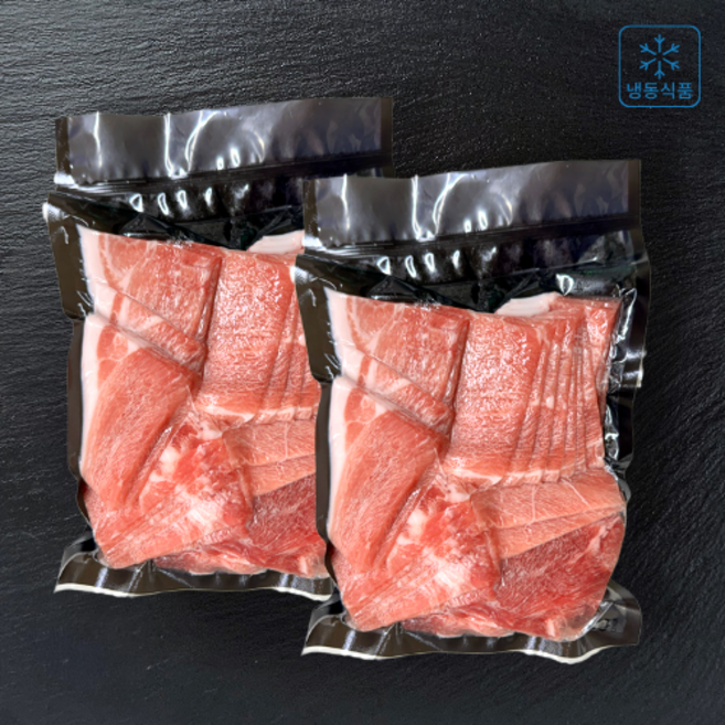 땡큐미트 한돈 뒷다리살 불고기용 제육용 1kg (500g*2ea), 2개