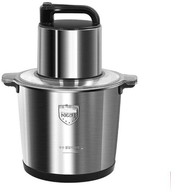 업소용 믹서기 대용량 식당 푸드프로세서 블렌더 스테인리스 김장용 분쇄기, 6L 1600W 2세트