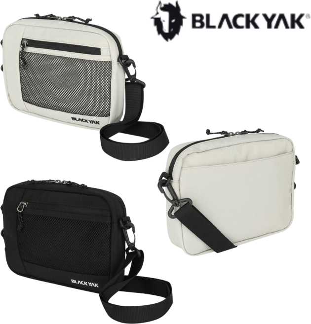 [블랙야크] 공용 소지품 수납 가로형 크로스백 트래블파우치크로스B 2BYABXU910