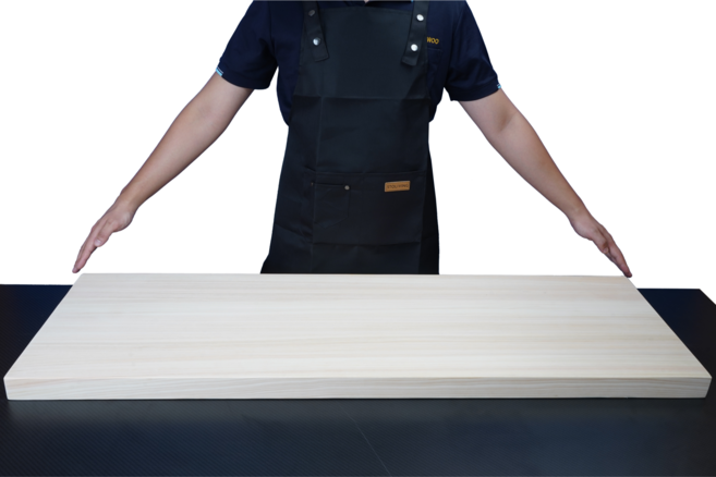 BOUMBI 편백나무 업소용 대형 도마, 1개, 편백