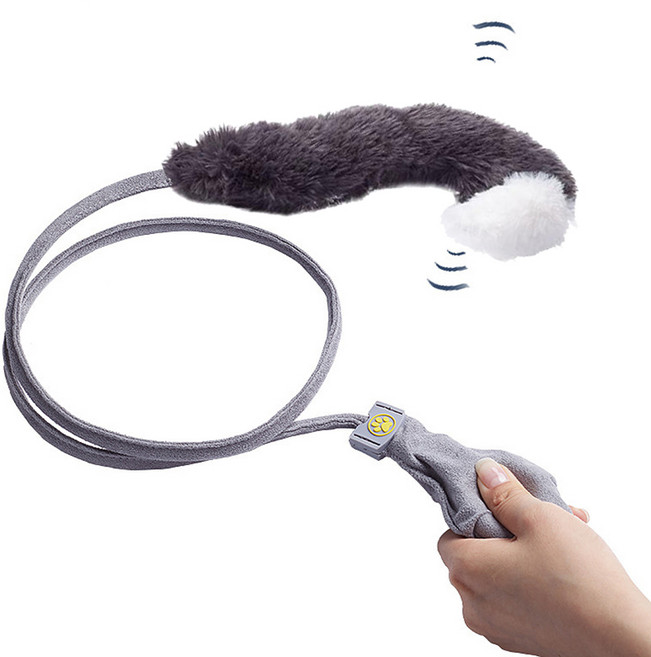 MAAH 고양이 펌프형 움직이는 낚싯대 장난감 CB-29, 고양이 꼬리, 1개