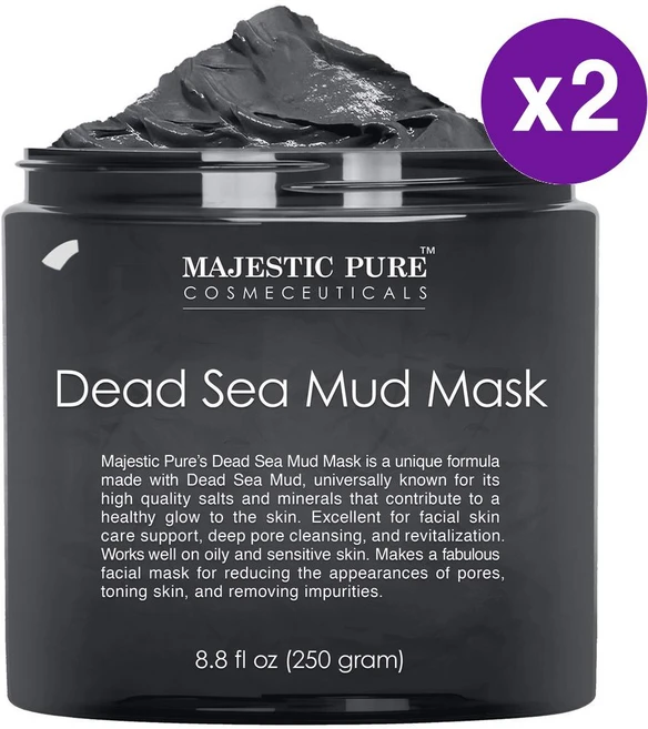 마제스틱 퓨어 데드 씨 머드 마스크 MAJESTIC PURE Dead Sea Mud Mask, 2개, 1개입 - 쿠팡