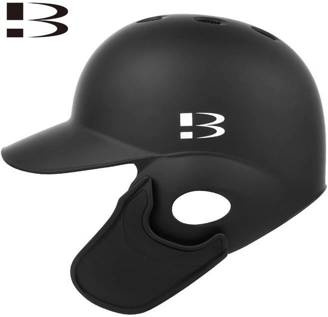 글래디에이터 배팅 헬멧(검투사) 블랙무광 우타자용, 1개