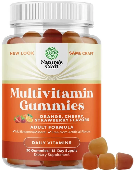 성인용 종합비타민 구미 - B12 비오틴이 함유된 할랄 남성과 여성을 위한 아연 및 비타민D 90개, 1개, 30정 - 쿠팡