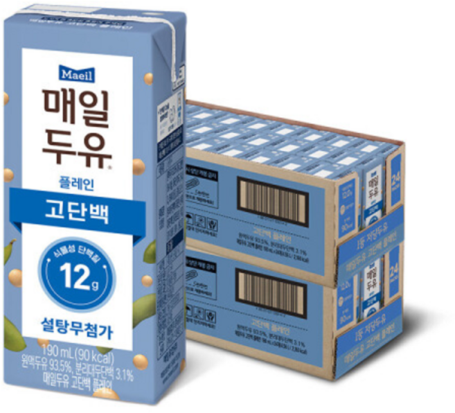 매일두유 고단백 190ML 48팩, 48개