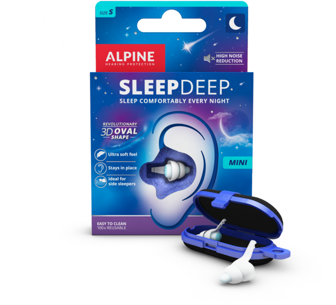 알파인 슬립딥 미니 이어플러그, 1개, 1쌍