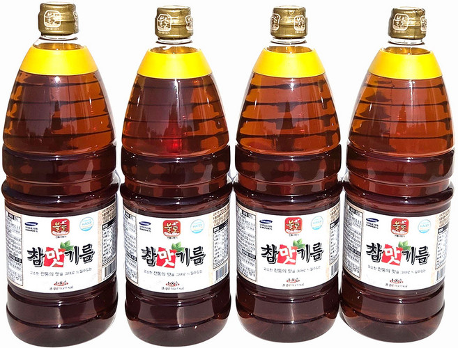 세진푸드불로 참맛기름, 1.8L, 4개