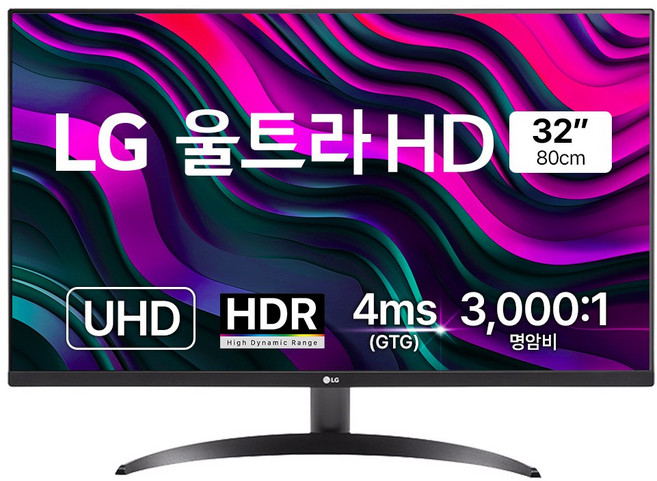 LG전자 4K UHD 모니터, 80cm, 32UR500K