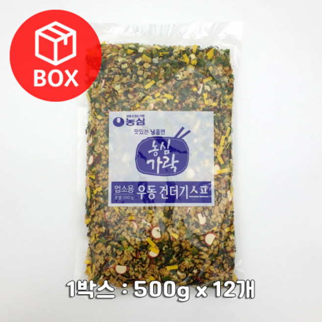 농심 우동 건더기스프 500gx12개, 좋습니다_!!, 500g, 12개