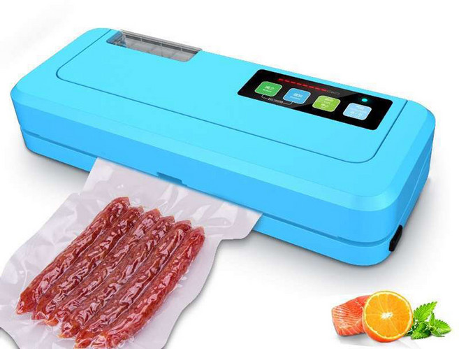 주방 진공기 습식 및 액체 포장 씰링 기계 휴대용, 02 파란