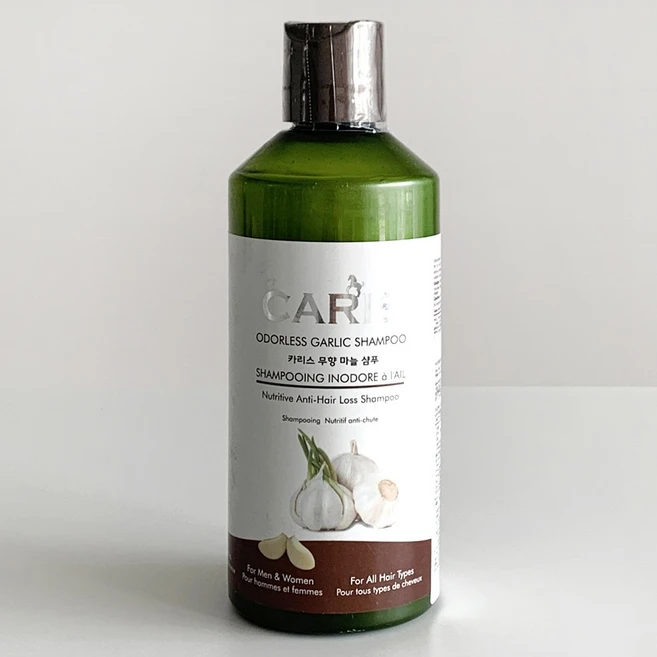 카리스 마늘샴푸 400ml 모발 윤기 영양 볼륨, 1개 - 쿠팡