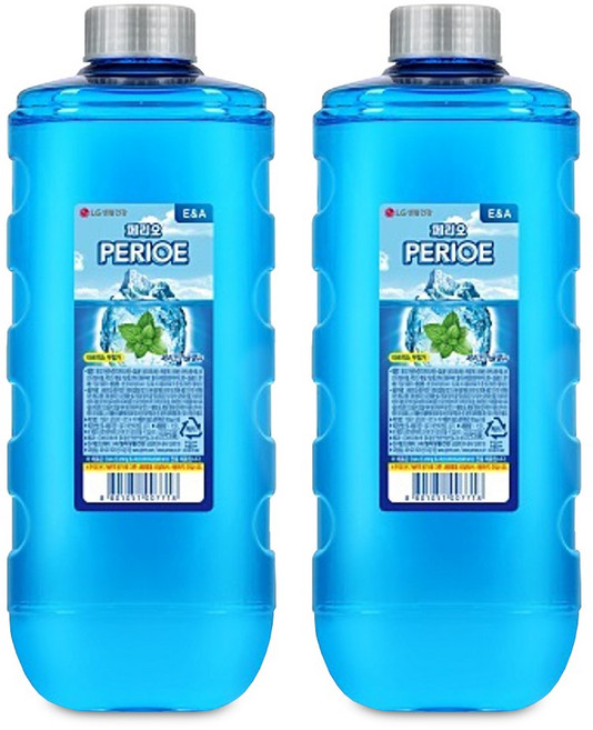 페리오 가글액 구강청결제 디스펜서리필용, 2개, 1.5L