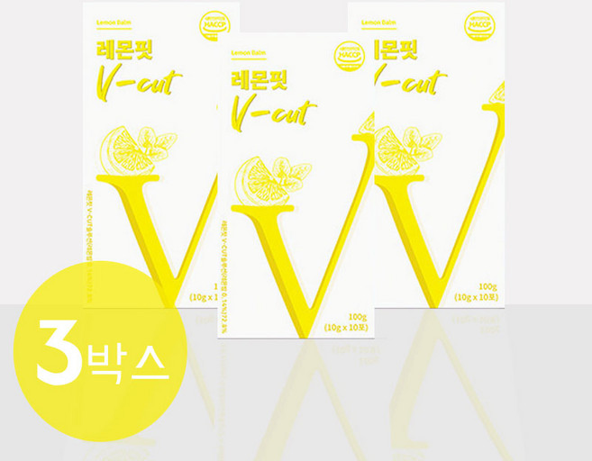 본사판매 레몬밤 단델리온 추출물 다이어트 로즈마리산 레몬물 분말 레몬핏, 3개, 100g