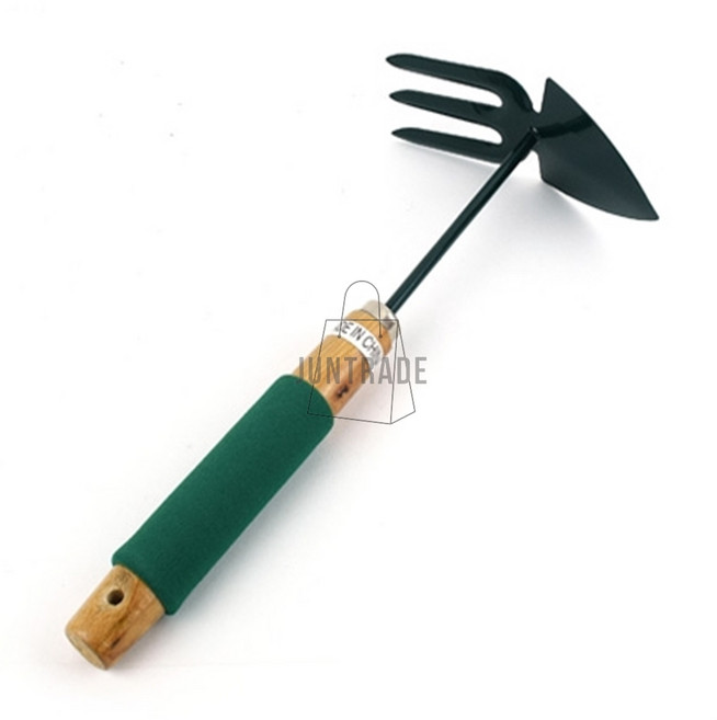 잡초 제거 호미 쇠갈퀴 해루질 호미 잔디 밭고랑 갈기 농기구, 1개