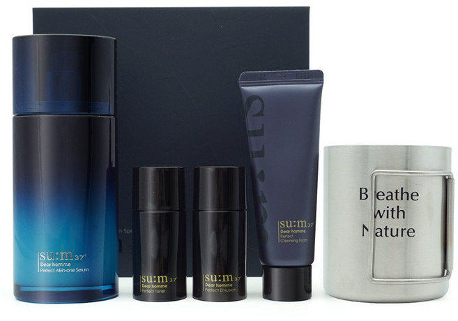 숨37도 디어옴므 퍼펙트 올인원 세럼 기획 세트 + 캠핑컵 역매팩, 1개