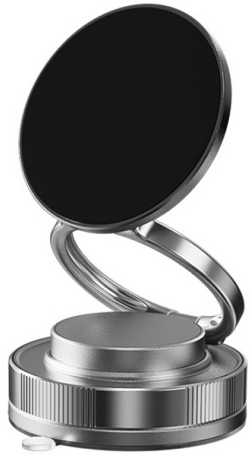 블룸써니 진공 흡착식 마그네틱 차량용 휴대폰 거치대, 블랙, 1개