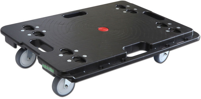저소음 카트 대차 수레 구르마 달리 이삿짐 무소음 연결식 400 x 600, 1개, 블랙
