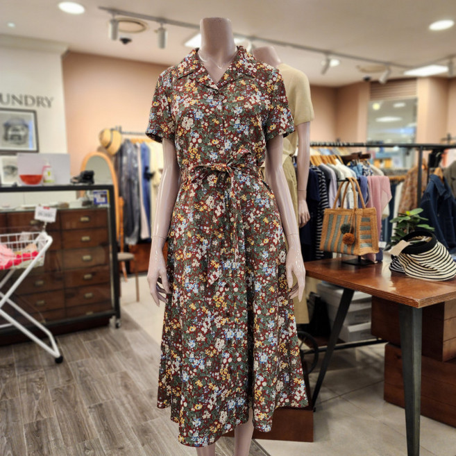 8위 - BCBG T리빙 print OP 원피스 _ B4C7O673 25 [D/RED]