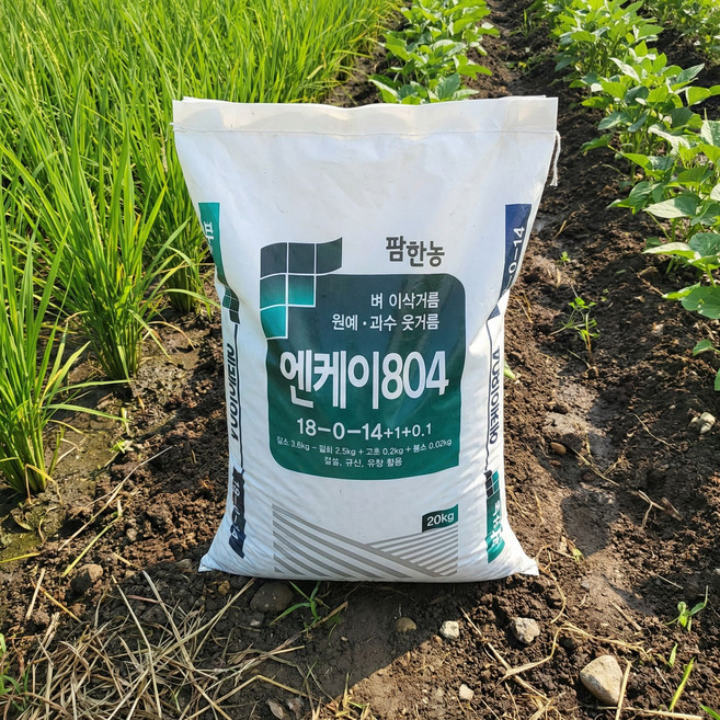 팜한농 추비 18-0-14 미량요소 함유 웃거름비료 NK 비료, 20kg, 1개