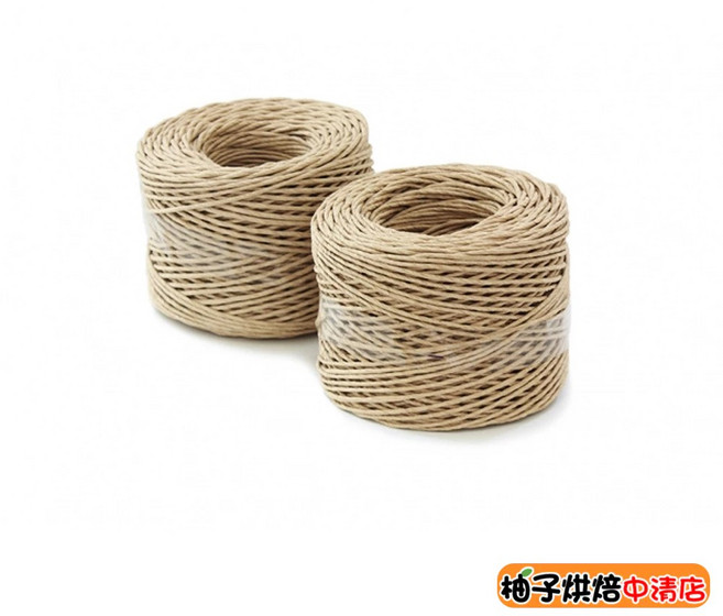 柚子烘焙 牛皮紙繩 (1.5mm) 60公尺/卷, 1個