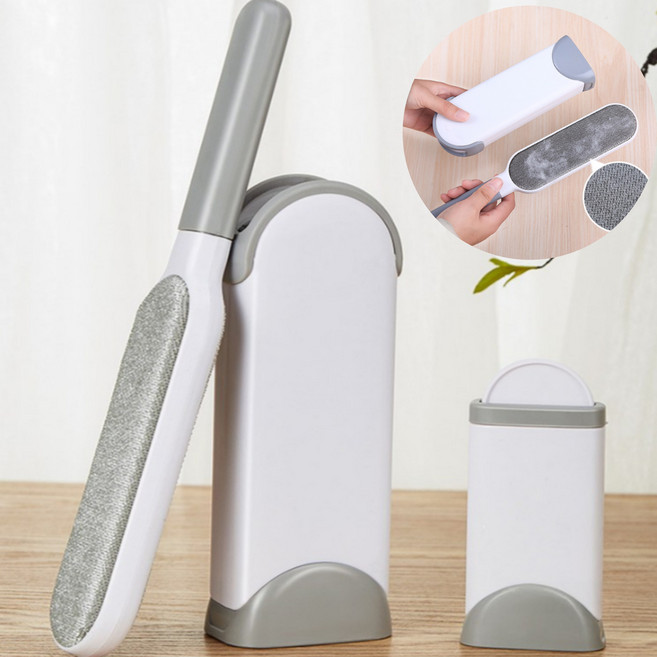 매니셀 옷 침대 이불 털 먼지제거기 휴대용 세트, 1개