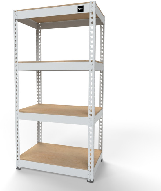 울트라랙 4단 모음 무볼트앵글 조립식앵글 선반 베란다선반 철제선반, 화이트