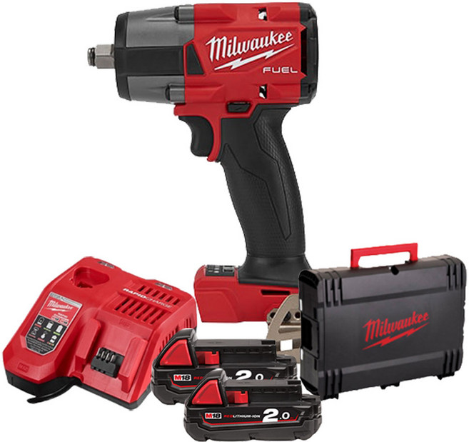 밀워키 M18 FMTIW2F12 18V 미드토크 임팩트 렌치 13mm 드라이버, 4. M18 FMTIW2F12-202X, 1개