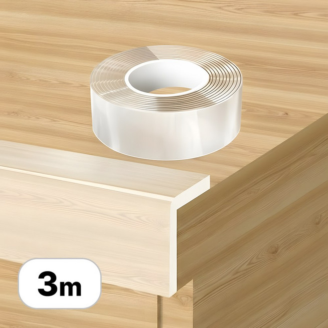 로멀리 잘라쓰는 모서리 보호대, 1개, 투명