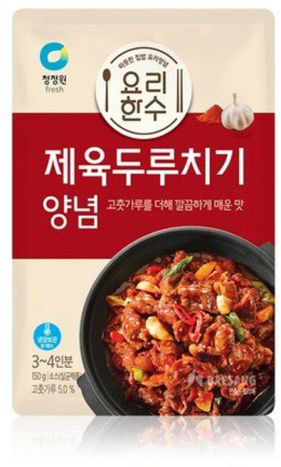 청정원 요리한수 제육두루치기양념150g, 150g, 1개