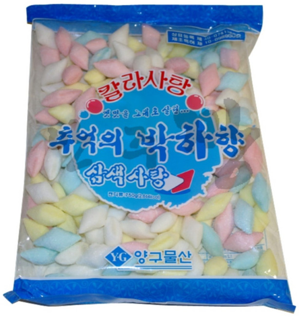 양구물산 삼색 박하사탕 추억의 박하향, 700g, 30개