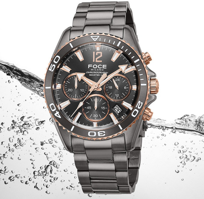 포체밀라노 남성용 크로노그래프 메탈시계 FM7553