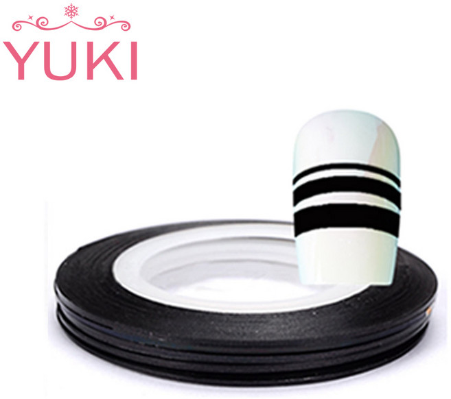 유키 네일 라인 테이프 1mm, 블랙, 1개