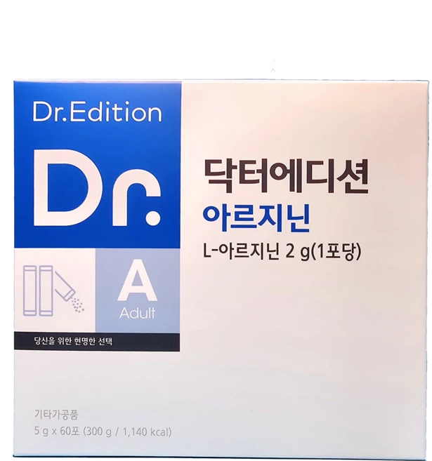 닥터에디션 아르지닌 60p, 60회분, 1개 - 쿠팡