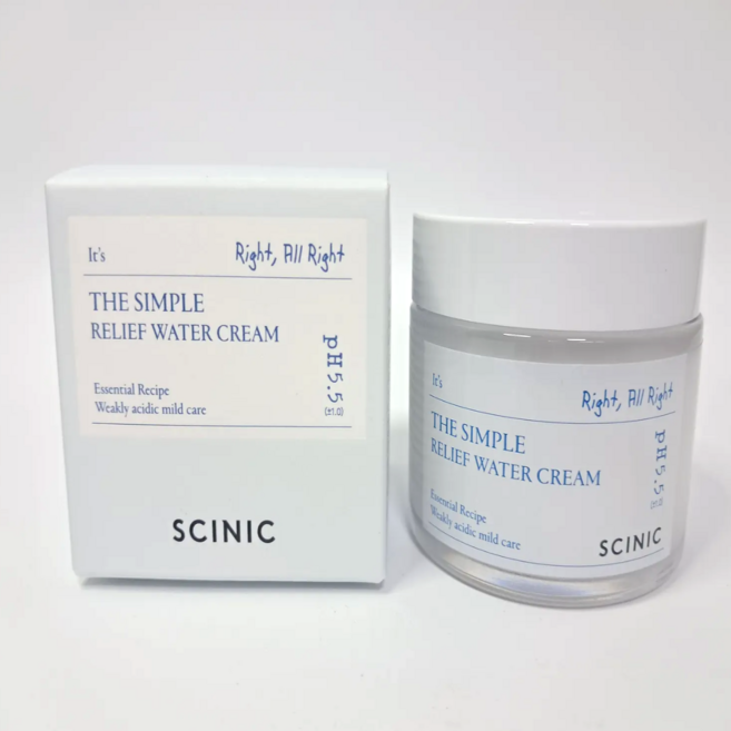 싸이닉 더 심플 릴리프 수분크림, 80ml, 1개