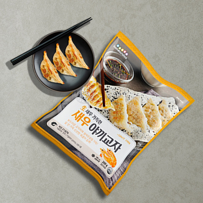 한만두 새우가득한 야끼교자, 1kg, 1개