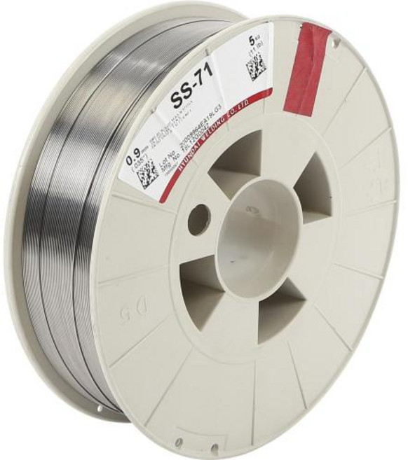 현대 논가스용접봉(연강) SS-71 (0.9mmx5kg) 5KG, 1개