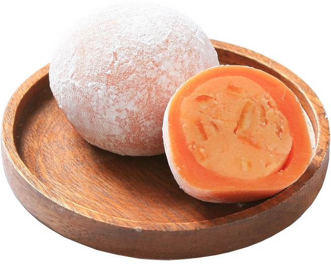 [모이서울] 쫀득 담백 고급스러운 수제과일 한라봉모찌 찹쌀떡 싱글구성(보냉백 냉동포장), 55g, 16개