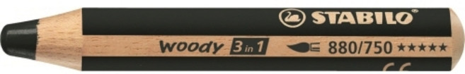 스타빌로 우디 3in1 멀티색연필 880 750 블랙 10mm